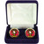 Scottish Clan Mens Cufflinks Cunningham Clan Crest Product Of Scotland Gold Colour
