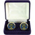 Scottish Clan Mens Cufflinks Clark Clan Crest Product Of Scotland Gold Colour
