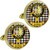 Scottish Clan Mens Cufflinks Burns Clan Crest Product Of Scotland Gold Colour
