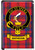 Matheson Clan Tartan Fridge Magnet with Scottish Clan Crest on Clear Acrylic Rectangular Base