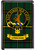 Strachan Clan Tartan Fridge Magnet with Scottish Clan Crest on Clear Acrylic Rectangular Base