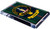Shaw Clan Tartan Fridge Magnet with Scottish Clan Crest on Clear Acrylic Rectangular Base