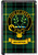 MacArthur Clan Tartan Fridge Magnet with Scottish Clan Crest on Clear Acrylic Rectangular Base