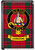 Livingstone Clan Tartan Fridge Magnet with Scottish Clan Crest on Clear Acrylic Rectangular Base