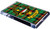 Buchan Clan Tartan Fridge Magnet with Scottish Clan Crest on Clear Acrylic Rectangular Base