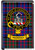 Clan Ranald Tartan Fridge Magnet with Scottish Clan Crest on Clear Acrylic Rectangular Base