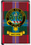 MacLaine Clan Tartan Fridge Magnet with Scottish Clan Crest on Clear Acrylic Rectangular Base
