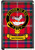 MacDougall Clan Tartan Fridge Magnet with Scottish Clan Crest on Clear Acrylic Rectangular Base