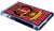 MacAlister Clan Tartan Fridge Magnet with Scottish Clan Crest on Clear Acrylic Rectangular Base