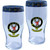 Colquhoun Clan Traditional Scottish Pint Beer Glasses Pair Tartan Band and Crest