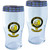 Thomson Clan Traditional Scottish Pint Beer Glasses Pair Tartan Band and Crest