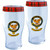 Munro Clan Traditional Scottish Pint Beer Glasses Pair Tartan Band and Crest