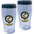 Cooper Clan Traditional Scottish Pint Beer Glasses Pair Tartan Band and Crest
