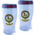 MacDonald Clan Traditional Scottish Pint Beer Glasses Pair Tartan Band and Crest