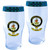 Keith Clan Traditional Scottish Pint Beer Glasses Pair Tartan Band and Crest