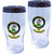Murray Clan Traditional Scottish Pint Beer Glasses Pair Tartan Band and Crest