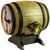 Miniature Malt Whisky Barrel Nessie Scottish Gift