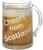 1/2pt Novelty Fun Everlasting Beer Mug Freeze Beer Looks Full Cheers From Scotland