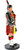 Scottish Piper in Regimental Attire With Bagpipe Large Resin Figurine Ornament