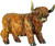 Scottish Highland Coo Resin Ornament Figurine