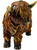 Scottish Highland Coo Resin Ornament Figurine