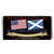 Luxury Milk Chocolate Handmade Saltire USA Flag Wee Treat From Bonnie Scotland