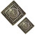 Prince Charlie Dress Buttons Antique Silver, Small & Large Sets of 6