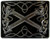 Highland Saltire Kilt Belt Buckle Scottish Made