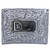 Pipers Ceremonial Buckle Rectangular Centre Polished Chrome 2.5"