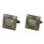 Prince Charlie Button Cufflinks Antique & Chrome Perfect Accessory Prince Charlie Button Cufflinks Antique & Chrome Perfect Accessory