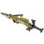 Lowland Claymore Kilt Pin Polished-Gilt Plate Finish