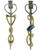 Lowland Thistle Kilt Pin Polished-Gilt Plate Finish