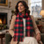 Cashmere Clan Scarf MacKinnon Red Modern