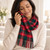 Cashmere Clan Scarf MacKinnon Red Modern