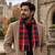 Cashmere Clan Scarf MacKinnon Red Modern