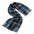 Cashmere Clan Scarf Ramsay Blue Ancient