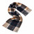 Cashmere Clan Scarf Bannockbane Navy Modern