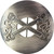 Plaid Brooch Saltire Scottish Flag Rampant Lion in Antique & Polished Finish
