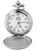 Pocket Watch 7 Design Quartz Polished Finish with T-Bar chain