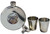 Sporran Hip Flask 5oz Funnel 2 Shot Glasses Included Polished Finish 7 Styles
