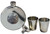 Sporran Hip Flask 5oz Funnel 2 Shot Glasses Included Polished Finish 7 Styles