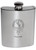 Glennie Family Crest 6oz Polished Pewter Kidney Flask Glennie Family Crest 6oz Polished Pewter Kidney Flask