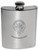 Marjoribanks Family Crest 6oz Polished Pewter Kidney Flask