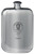 Abbot Family Crest Design Pocket Hip Flask 6oz Rounded Polished Pewter
