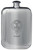 Aitken Family Crest Design Pocket Hip Flask 6oz Rounded Polished Pewter