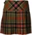 Ladies Pure Wool Tartan Billie Kilt 15" Length Bruce of Kinnaird