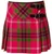 Ladies Pure Wool Tartan Billie Kilt 15" Length Deby Check