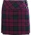 Ladies Pure Wool Tartan Billie Kilt 15" Length Lindsay