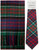 MacDonald of Clanranald Modern Tartan Brushwool Scarf & Tie Gift Set Scottish Clan
