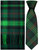 Ross Hunting Modern Tartan Brushwool Scarf & Tie Gift Set Scottish Clan